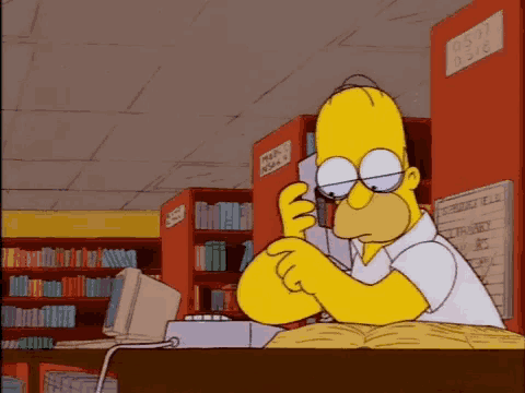 Homer Simpson Dialing GIF - Homer Simpson Dialing GIFs