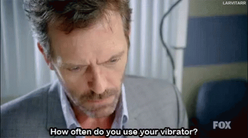 How Often Vibrator GIF - How Often Vibrator Hugh Laurie GIFs