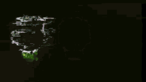 a colorful image of a person 's face on a black background