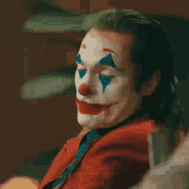 Joker Happy GIF - Joker Happy Make Up GIFs