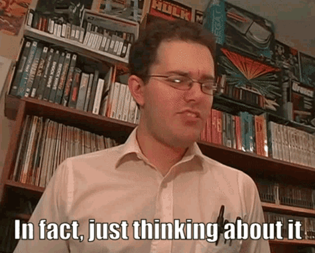 Avgn Angry Video Game Nerd GIF - Avgn Angry Video Game Nerd In Fact Just Thinking About It GIFs