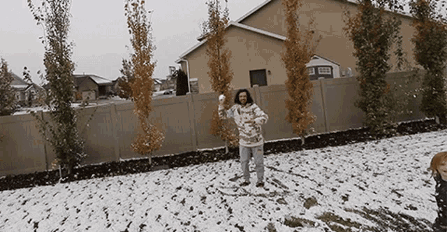 Snowball Fight Snowball GIF