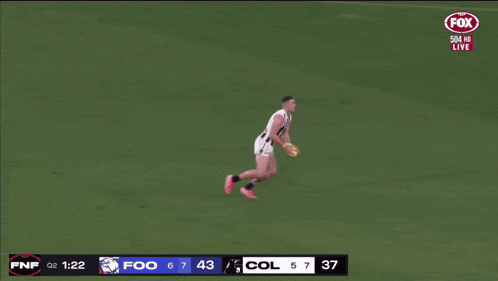 a soccer game is being shown on fox sports live