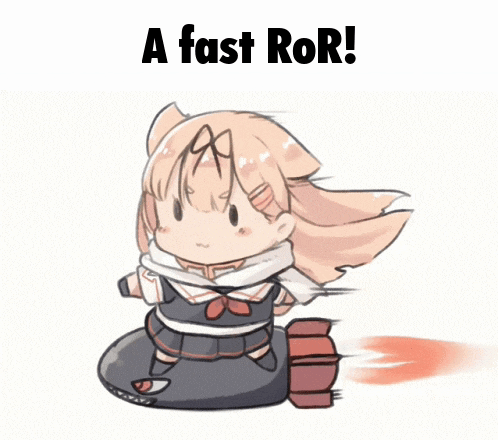 a cartoon of a girl with the words a fast ror written above her