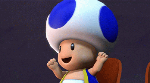 Woohoo Toad GIF - Woohoo Toad Super Mario GIFs
