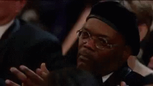 Samuel Jackson Clapping GIF - Samuel Jackson Clapping Unimpressed GIFs
