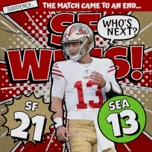 Seattle Seahawks (13) Vs. San Francisco 49ers (21) Post Game GIF - Nfl National Football League Football League GIFs