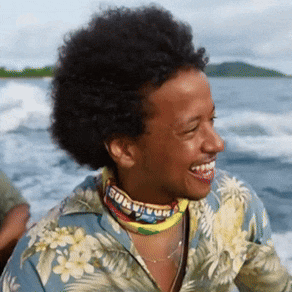 a man wearing a shirt that says survivor on it