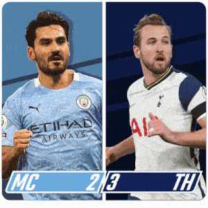 Manchester City F.C. (2) Vs. Tottenham Hotspur F.C. (3) Post Game GIF - Soccer Epl English Premier League GIFs