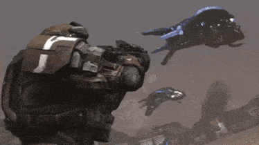 Halo Spartan Vs Brute Halo Vs GIF - Halo Spartan Vs Brute Halo Vs Halo Brute GIFs