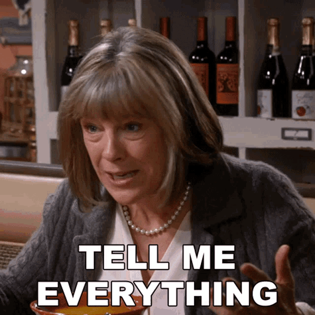 Tell Me Everything Marjorie GIF