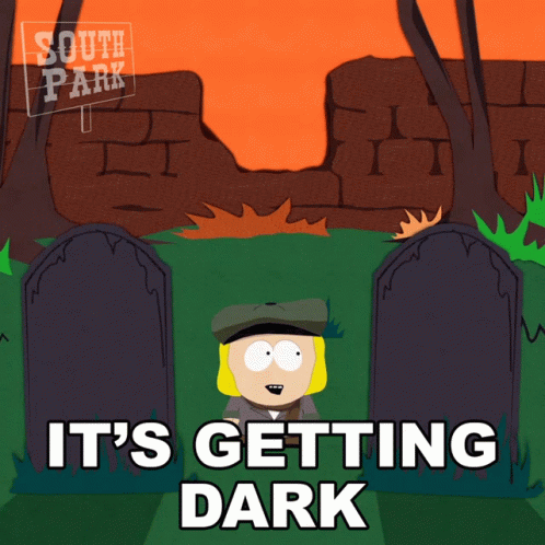 Its Getting Dark Pip Pirrip GIF - Its Getting Dark Pip Pirrip South Park GIFs