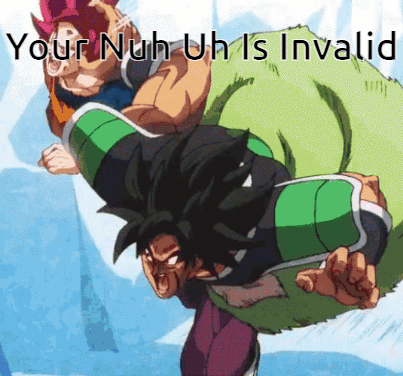 Goku Nuh Uh GIF - Goku Nuh Uh Meme GIFs