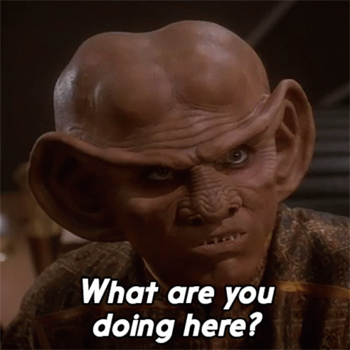 What Are You Doing Here Quark GIF - What Are You Doing Here Quark Star Trek GIFs