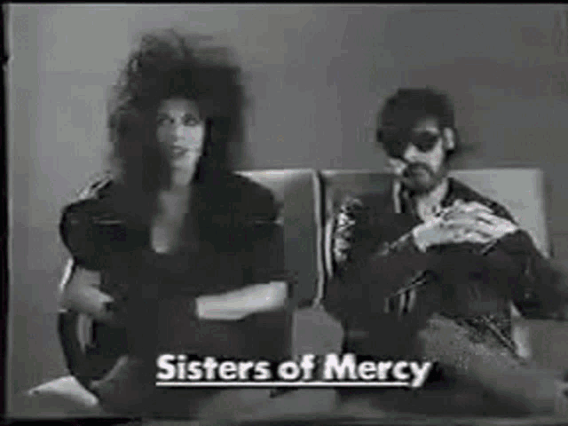 80s Sisters Of Mercy GIF - 80s Sisters Of Mercy Nod GIFs
