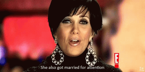 She Also Got Married For The Attention - Snl GIF - Married For Attention GIFs
