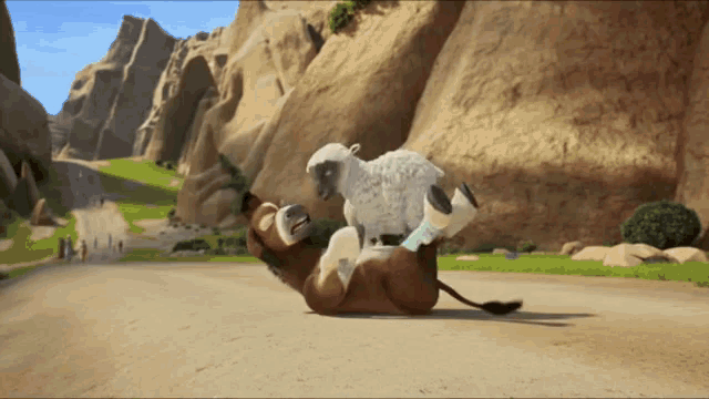 Donkey And The Sheep GIF - Donkey And The Sheep GIFs