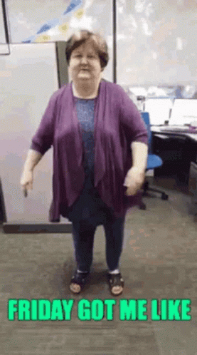 Aunt Vickie Friday Got Me Like GIF - Aunt Vickie Friday Got Me Like Dance GIFs
