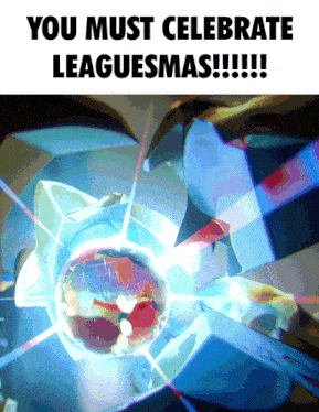 a poster that says you must celebrate leaguesmas on it