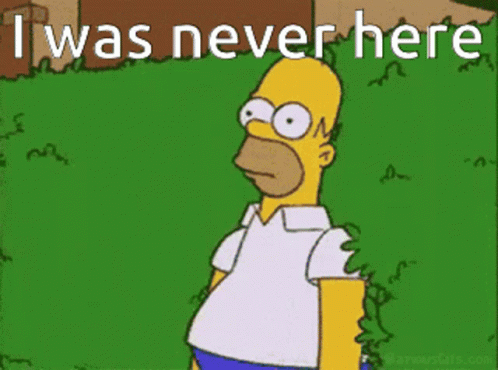 Homer Simpson Im Out GIF - Homer Simpson Im Out I Was GIFs