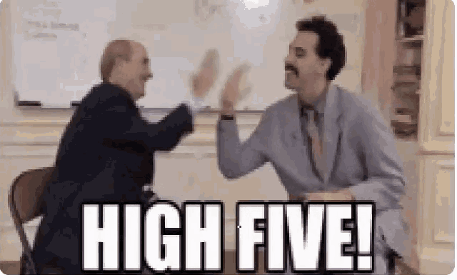 Borat High Five GIF - Borat High Five GIFs