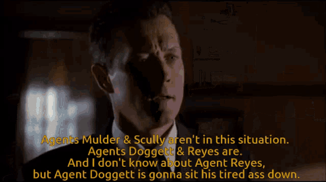 Doggett X Files Situation Mulder Scully Reyes Harrison GIF - Doggett X Files Situation Mulder Scully Reyes Harrison GIFs