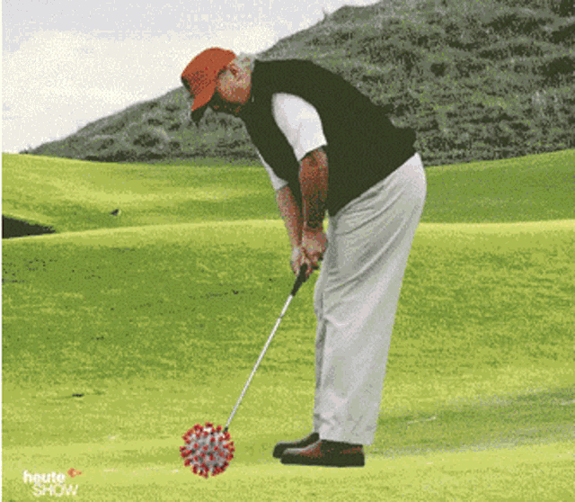 Trump Golf GIF - Trump Golf Corona GIFs