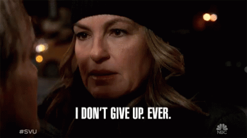 I Dont Give Up Ever Never Give Up GIF - I Dont Give Up Ever Never Give Up Never Surrender GIFs
