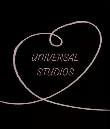 a logo for universal studios with a swirl in the middle