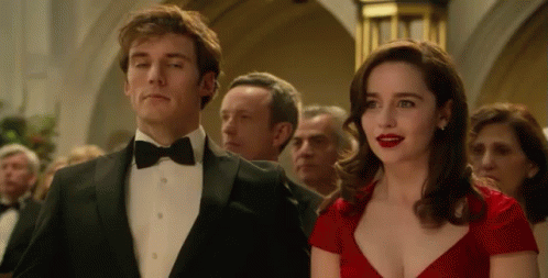 Joy Is Contagious GIF - Me Before You Me Before You Movie Looking GIFs