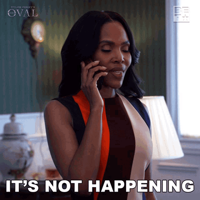 Its Not Happening Simone GIF - Its Not Happening Simone The Oval GIFs