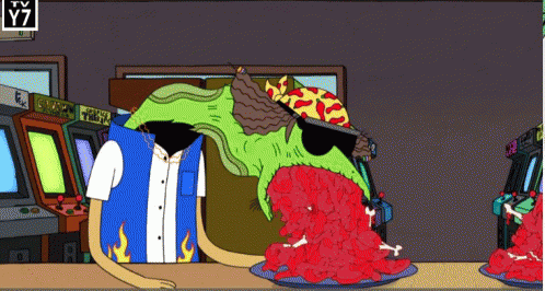 Snake Wings GIF - Sanjay And Craig Chicken Wings Snake Head GIFs