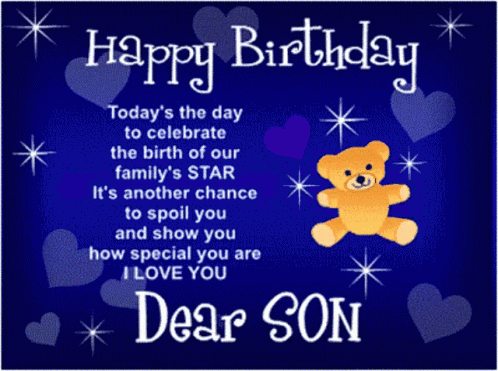 Dear Son Happy Birthday GIF - Dear Son Happy Birthday GIFs
