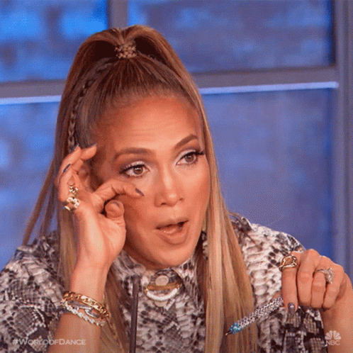 Wiping Tear J Lo GIF - Wiping Tear J Lo Jennifer Lopez GIFs
