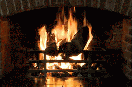 Cozy Fireplace GIF - Winter Fire GIFs