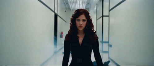 Black Widow Macing A Guard - Iron Man 2 GIF - Ironman2 Scarlett Johansson Marvel GIFs