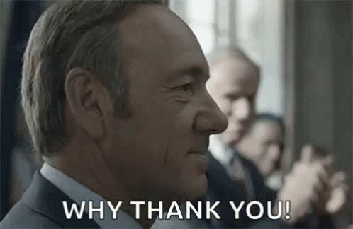 Why Thank You Kevin Spacey GIF - Why Thank You Kevin Spacey GIFs