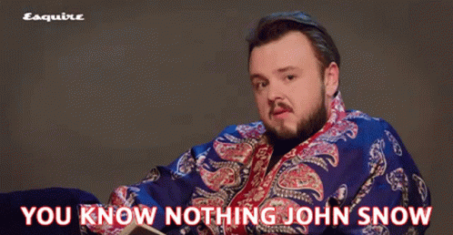 You Know Nothing John Snow GIF - You Know Nothing John Snow Know Nothing GIFs