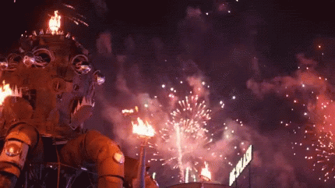 Sparks Flying Edc GIF - Sparks Flying Edc Electric Daisy Carnival GIFs