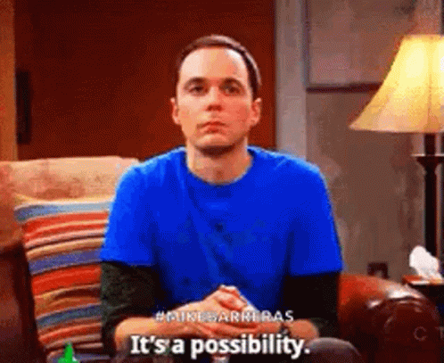 Sheldon The Big Bang Theory GIF - Sheldon The Big Bang Theory Maybe GIFs