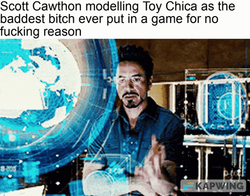 Toy Chica Scott Cawthon GIF - Toy Chica Scott Cawthon Fnaf GIFs