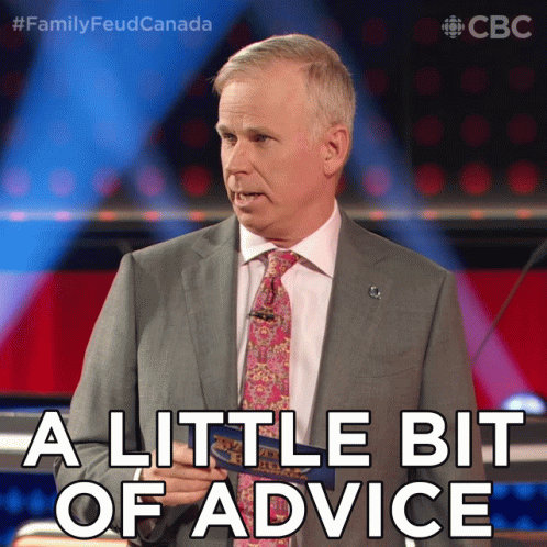 A Little Bit Of Advice Gerry Dee GIF - A Little Bit Of Advice Gerry Dee Family Feud Canada GIFs