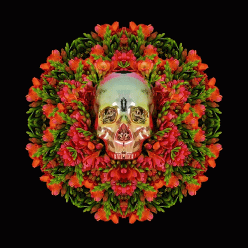 Skull Crystal Skull GIF - Skull Crystal Skull Mandala GIFs