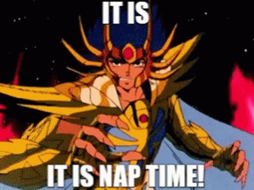 Nap Time Nap GIF - Nap Time Nap Saint Seiya GIFs