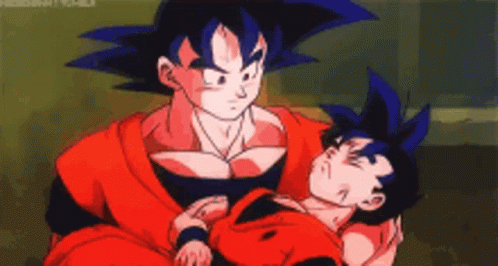 Sin Etiqueta Goku Y Gohan GIF - Sin Etiqueta Goku Y Gohan Dragon Ball GIFs