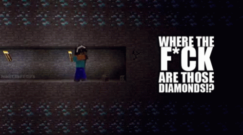 Diamonds Digging GIF - Diamonds Digging Minecraft GIFs