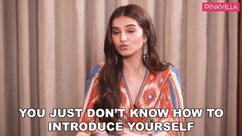 You Just Dont Know How To Introduce Yourself Tara Sutaria GIF - You Just Dont Know How To Introduce Yourself Tara Sutaria Pinkvilla GIFs