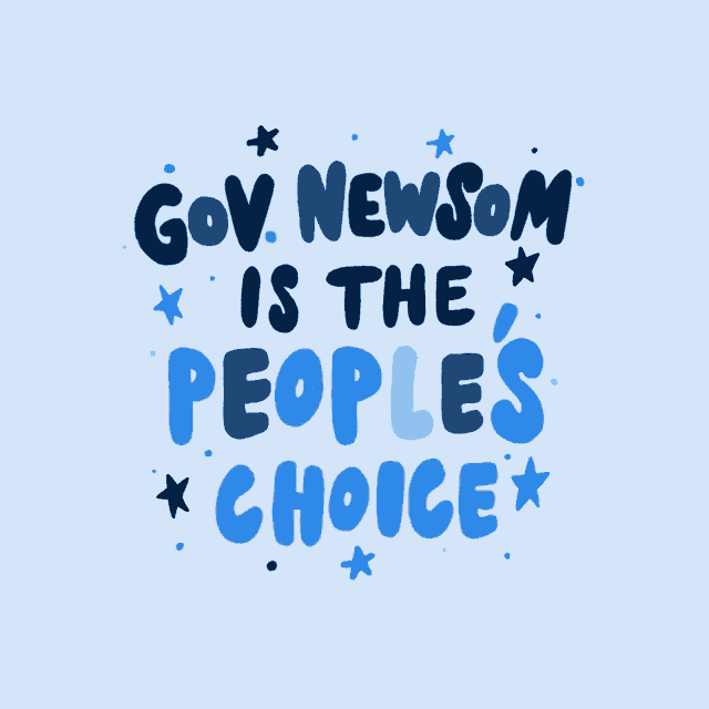Gov Newsom Is The Peoples Choice Congrats Gavin Newsom GIF - Gov Newsom Is The Peoples Choice Congrats Gavin Newsom Gov Newsom GIFs