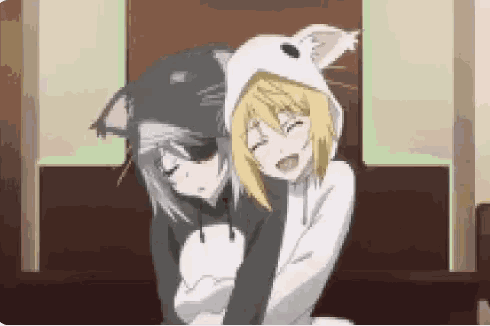 Anime Hug GIF