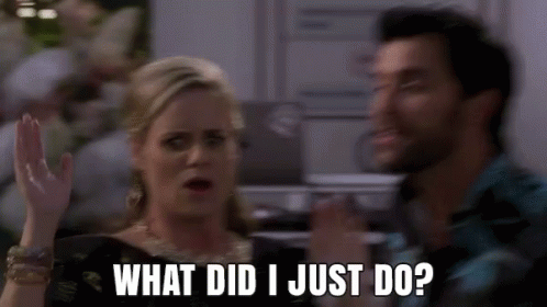What Did I Just Do? - Fuller House GIF - Fuller House Kimmy What Did I Just Do GIFs